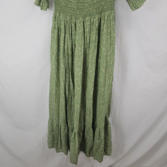 Dôen Colette Dress Women's Size Large  Casual Party Wear Floral Printed Smocked - Picture 5 of 12